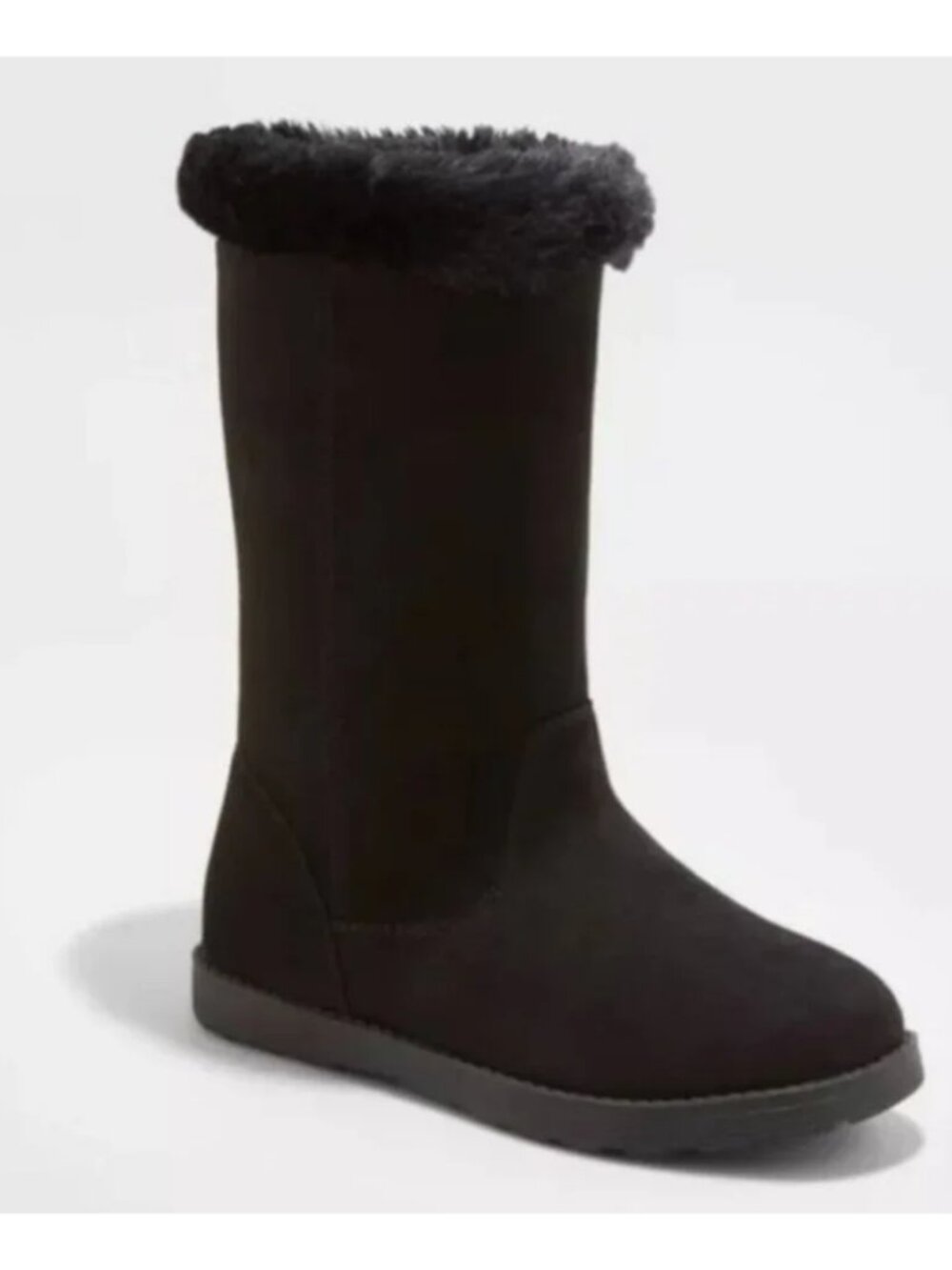 Kameryn Faux Fur Shearling Boots - Cat & Jack Black 1
